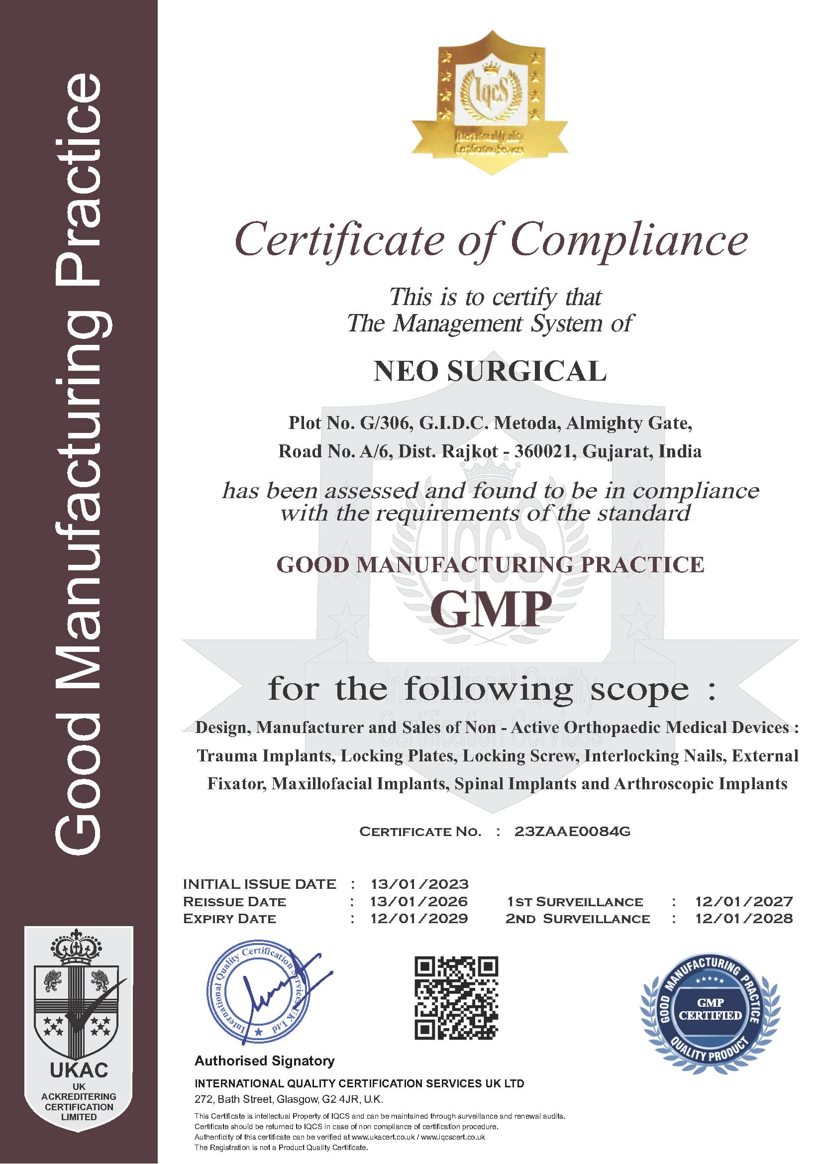 GMP Compliance